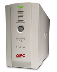 NO BREAK APC BACK-UPS CS 500, 6 CONT(3 C/RESPALDO)