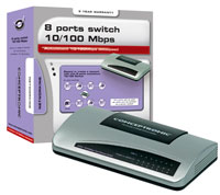 SWITCH CONCEPTRONIC 8 PUERTOS 10/100 MBPS