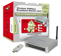 KIT-ROUTER 54 MBPS + ADAPTADOR DE RED USB 54 MBPS