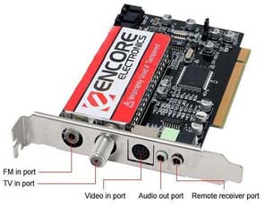 TARJETA PCI BT878 FM/TV TUNER C/CONTROL