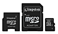 MEMORIA CARD MICRO-SEC-DIG HC 4 GB KINGSTON C/2 AD