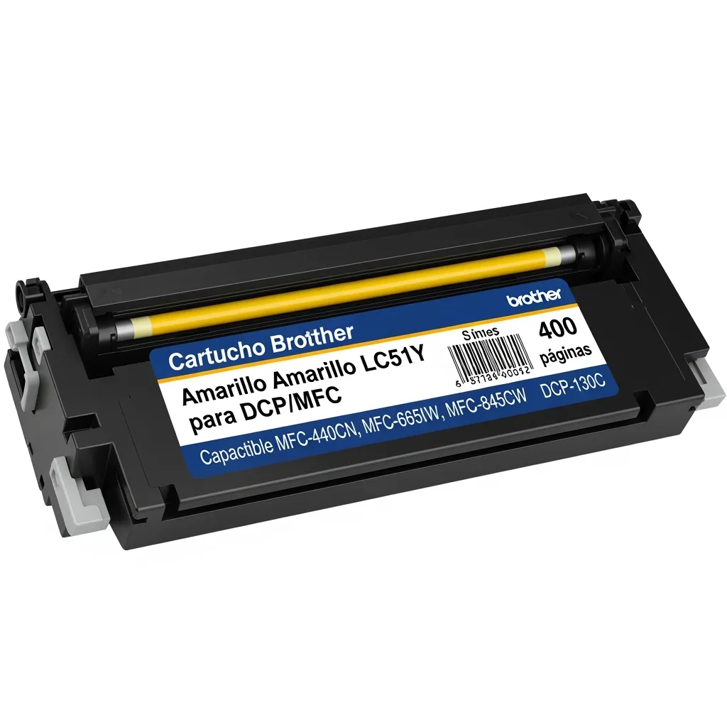CARTUCHO BROTHER AMARILLO LC51Y P/DCP / MFC