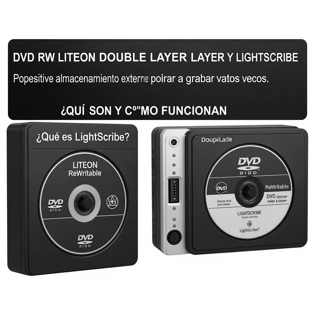 DVD RW  LITEON DOUBLE LAYER Y LIHTSCRIBE