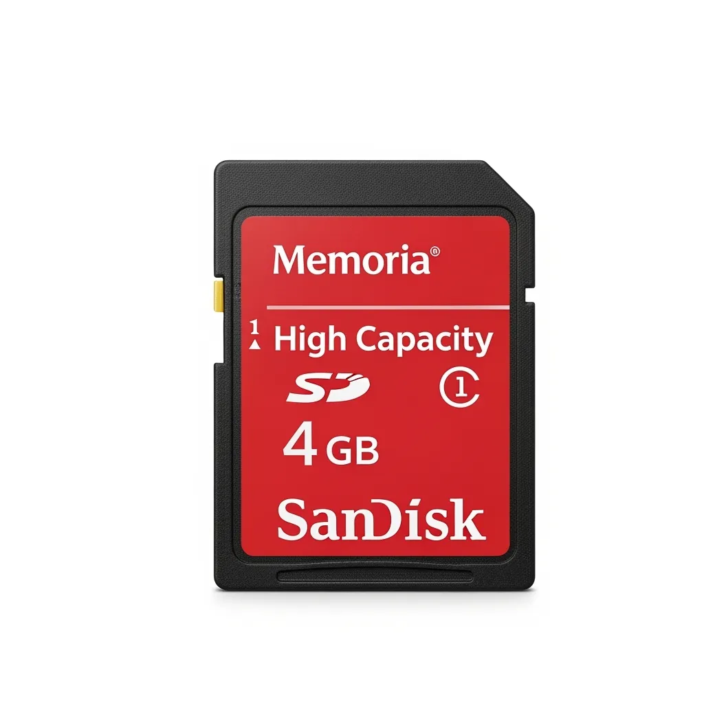 MEMORIA CARD SD HIGH CAPACITY 4 GB SANDISK