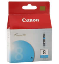CARTUCHO CANON CLI-8 CYAN P/iP4300/6700/3300