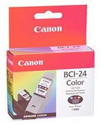 CARTUCHO CANON BCI-24CLR COLOR P/370,F10,PIXMA1000