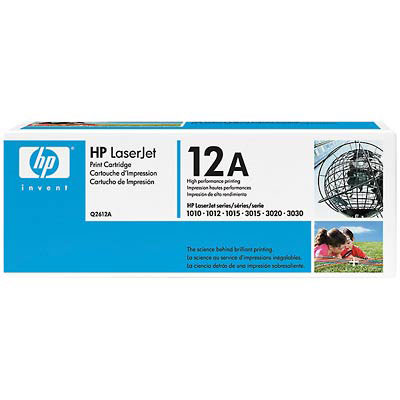 HP  12 A Toner Negro Compatible para Impresora HP LaserJet 12A (Q2612A)