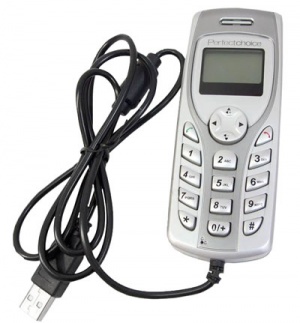 TELEFONO VoIP USB CON PANTALLA (PC-260004)