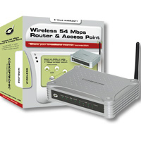 ROUTER WIRELESS CONCEPTRONIC 4PTOS 10/100 54MBPS