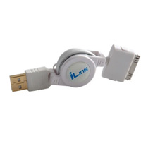 CABLE RETRACTIL P/IPOD/USB BCO ACTECK ACC-USBIPR