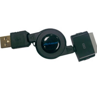 CABLE RETRACTIL P/IPOD/USB NEG ACTECK ACC-USBIPR