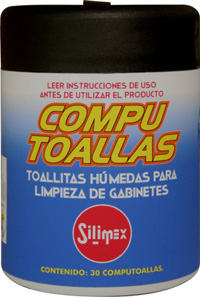 TOALLAS LIMPIADORAS ANTIESTATICAS P/EQ.COM.SILIMEX