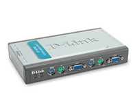 KVM SWITCH PS2 4 CPUS D-LINK