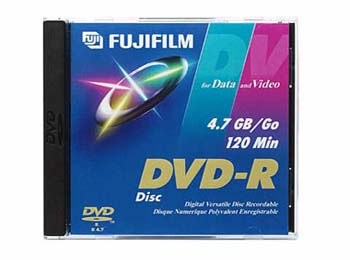 FUJIFILM DVD-R 120 MIN ___