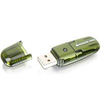 LECTOR DE MEMORIA MICRO-SD PORTATIL IOGEAR USB