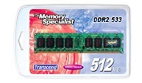 MEMORIA DDR2 512 MB PC 533 MHZ TRANSCEND