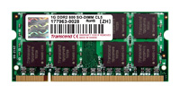 MEMORIA SODIMM DDR2 1 GB PC800 MHZ TRANSCEND