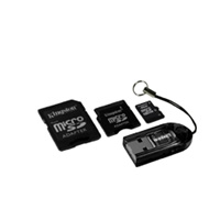 KIT MEMORIA MICROSD 4GB+2 ADAP+LECTOR USB KINGSTON