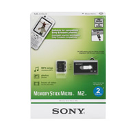 MEMORY STICK MICRO M2 2 GB SONY C/ADAPTADOR USB