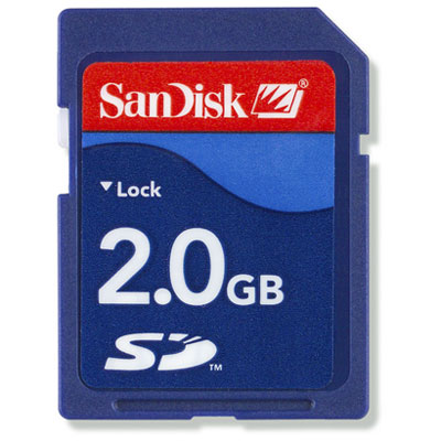 Memoria SD 2GB SanDisk 