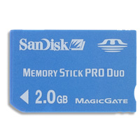 MEMORIA CARD STICK PRO DUO 2 GB SANDISK