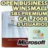OPEN BUSINESS WIN SMALL SBS PREMIUM CAL 2008 5 USU