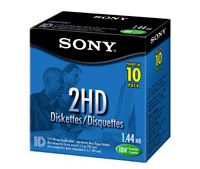 DISKETTE SONY 3,5 2L/HD FORMATEADO CAJA C/10