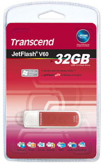 MEMORIA JETFLASH V60 32 GB USB 2.0 TRANSCEND