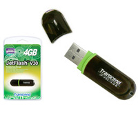 MEMORIA JETFLASH V30 4 GB USB2.0 TRANSCEND