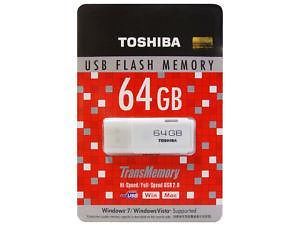 MEMORIA TOSHIBA USB DE 65 GBM BLANCA  THNU64HAY-BL5 
