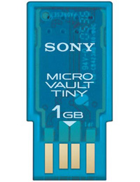 MEMORIA MICRO VAULT TINY 1GB USB SONY(VIRTUAL 3GB)