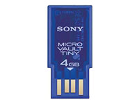 MEMORIA MICRO VAULT TINY 4GB USB SONY(VIRTUAL24GB)