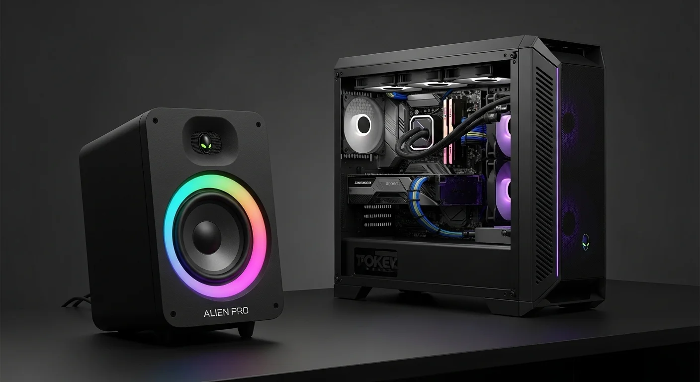 Bocinas Alien y Computadoras: La Fusión de Sonido Pro